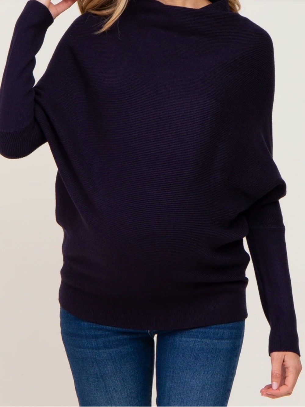 Maternity Navy Sweater